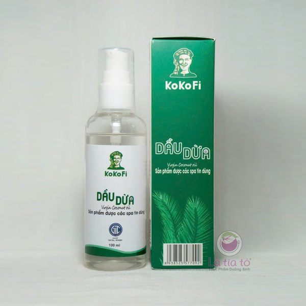8-1 Dầu dừa nguyên chất KoKoFi 100ml xịt giọt