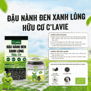 Đậu nành đen xanh lòng hữu cơ