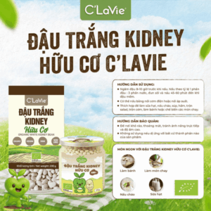 Đậu trắng kidney hữu cơ