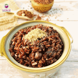 Gạo lứt đậu gà