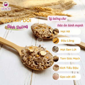 Gạo xát dối đỏ mix hạt dinh dưỡng