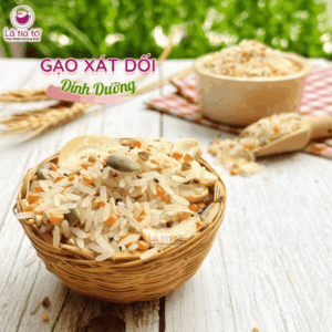 Gạo xát dối trắng mix hạt dinh dưỡng