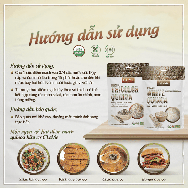hat-diem-mach-1 Hạt diêm mạch quinoa 3 màu hữu cơ