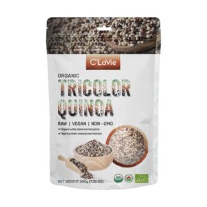 Hạt diêm mạch quinoa 3 màu hữu cơ
