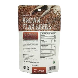 Hạt lanh nâu hữu cơ