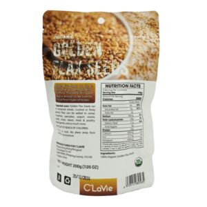 Hạt lanh vàng hữu cơ