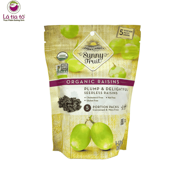 nho-kho-huu-co-250g Nho khô hữu cơ Sultana Sunny fruit