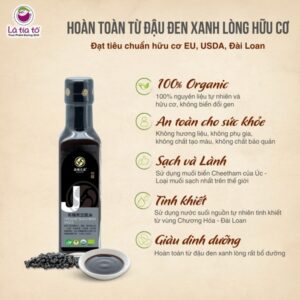 Nước tương đậu đen hữu cơ JoySpring