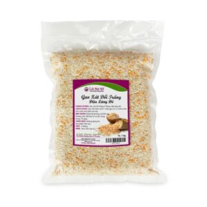 Gạo xát dối trắng - đậu lăng đỏ