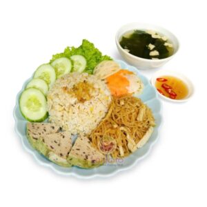 Gạo xát dối trắng - đậu lăng đỏ